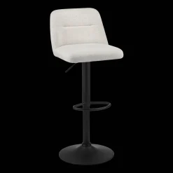 Adjustable Fabric and Metal Barstool