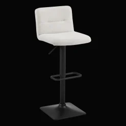 Adjustable Metal and Fabric Barstool