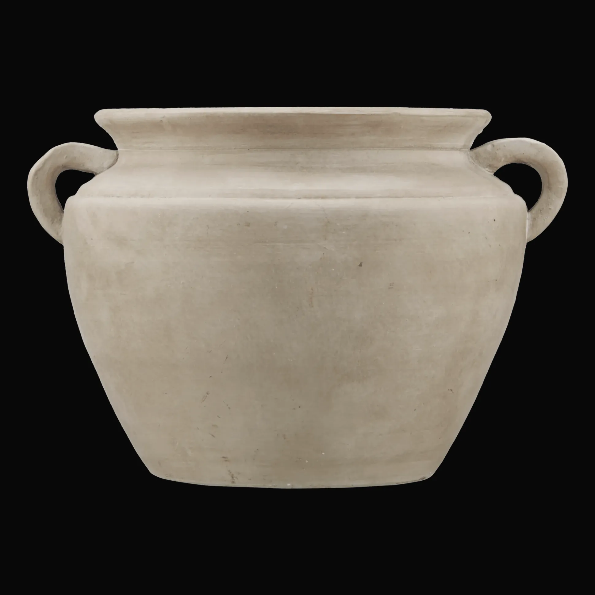 Antique bowl with handles