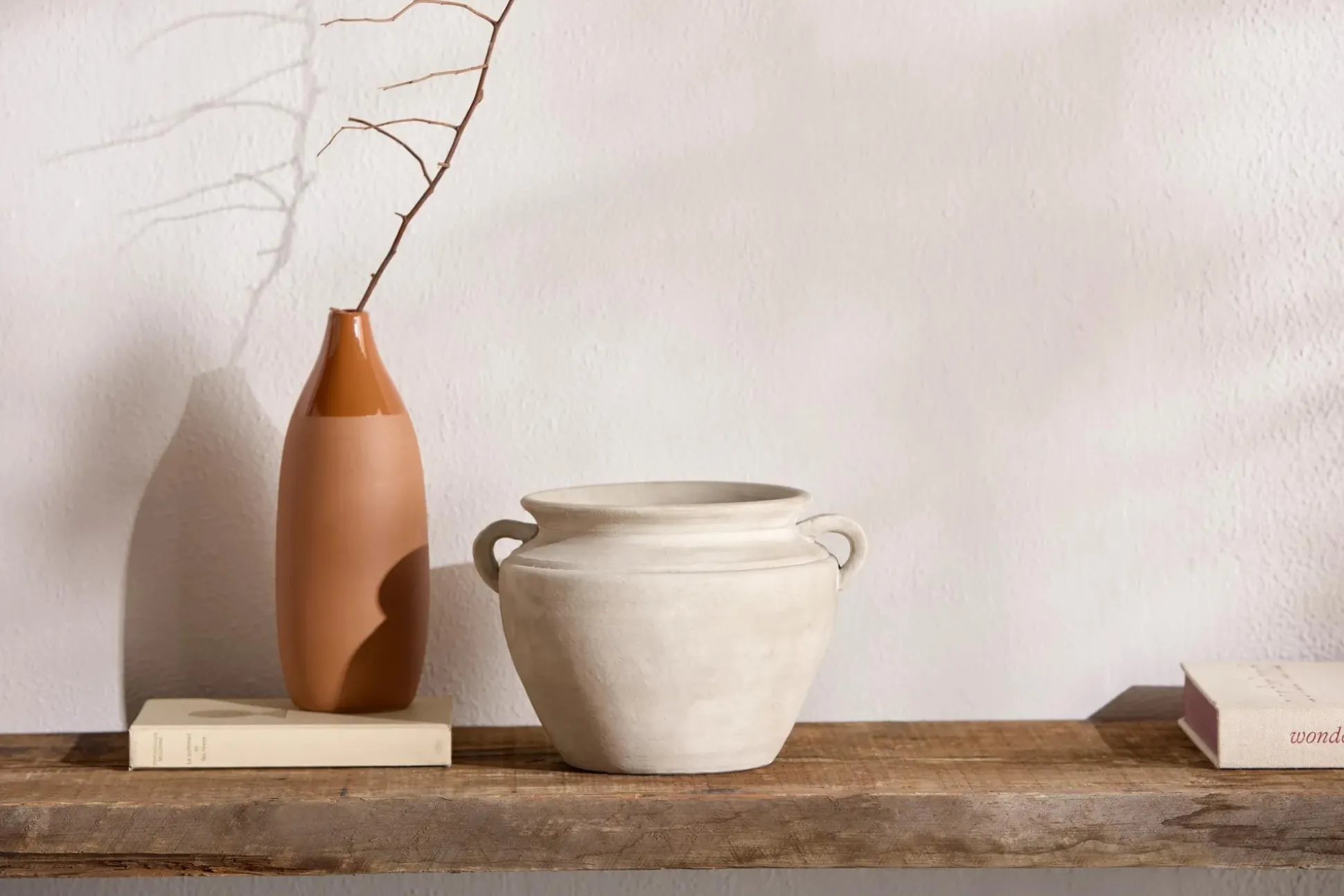 Antique bowl with handles