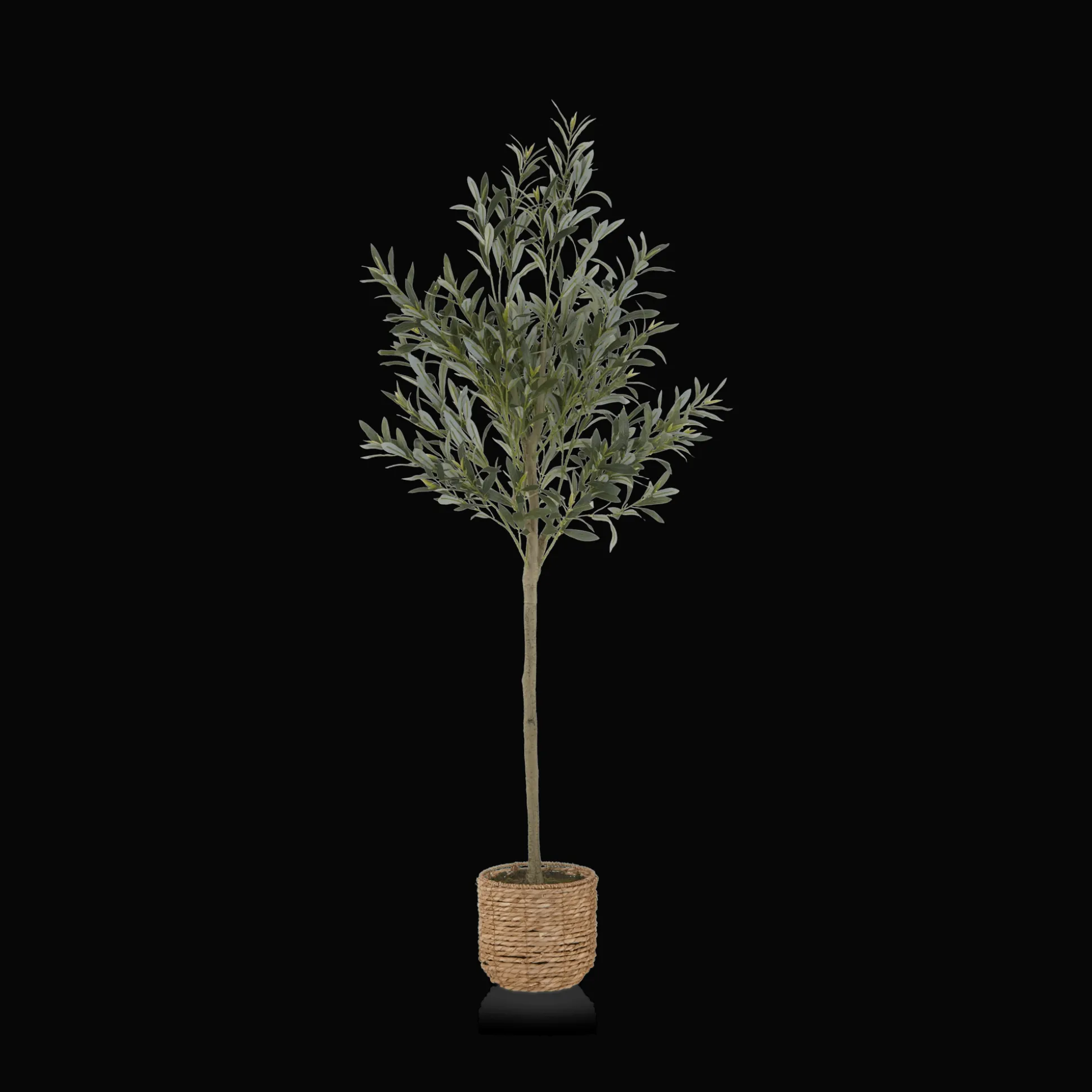 Artificial Olive Tree in Basket
