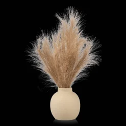 Artificial Reed Grass in Ceramic Pot