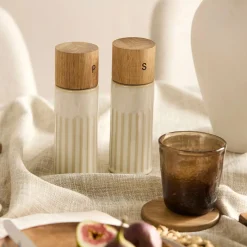 Beige Salt Grinder