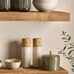 Beige Salt Grinder