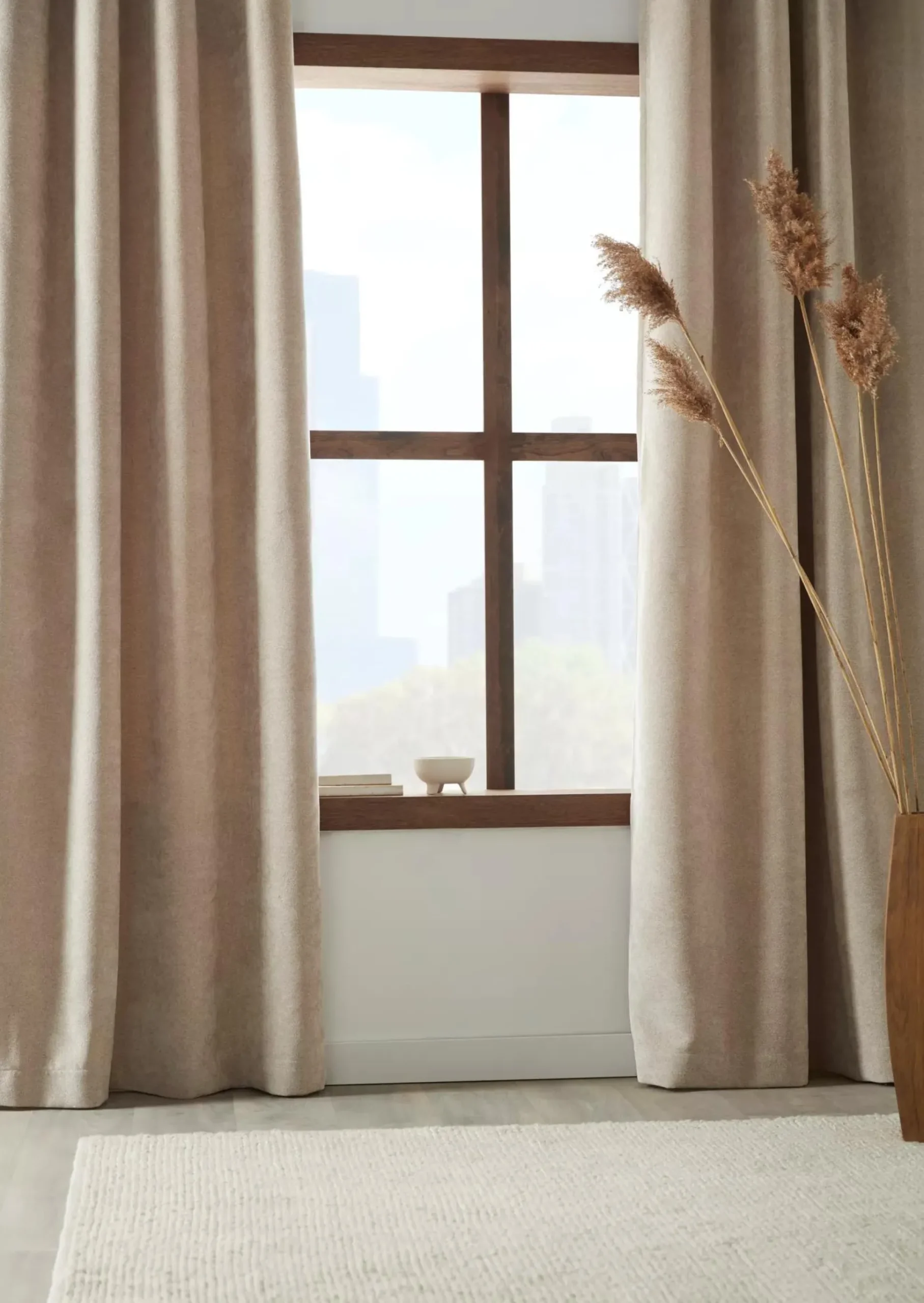 Beige Tajo Panel Curtain