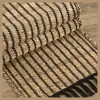 Black & Natural Table Runner