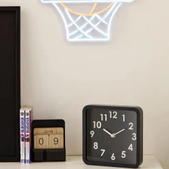 Black And White Square Clock