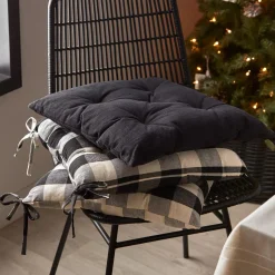 Black Chair Pad