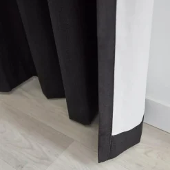 Black Chita Blackout Curtain