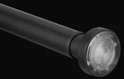 Black Curtain Tension Rod - Diameter 22/25 mm
