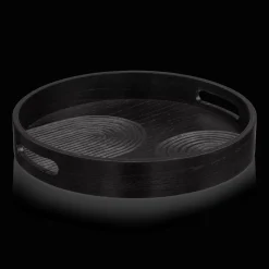 Black Engraved Tray