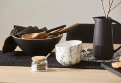 Black Table Runner