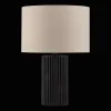 Black Wood Table Lamp