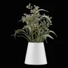 Blue Flowers in Ceramic Pot