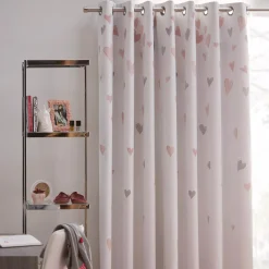 Brushed Nickel Curtain Rod Set - Diameter 25/28 mm