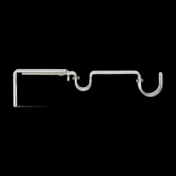 Brushed Nickel Double Brackets