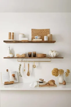 Ceramic & Wood Butter Dish