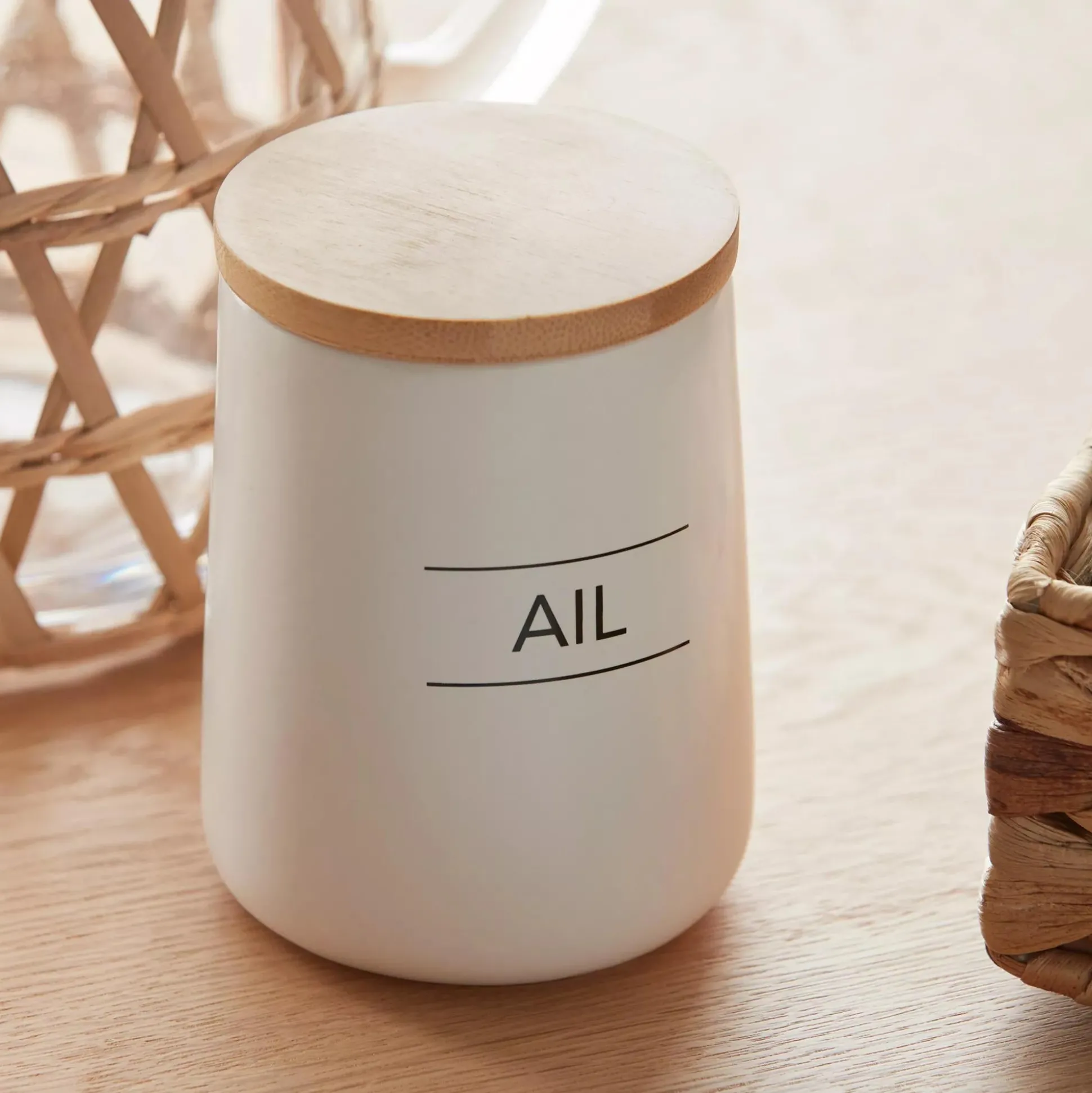 Ceramic Garlic Container