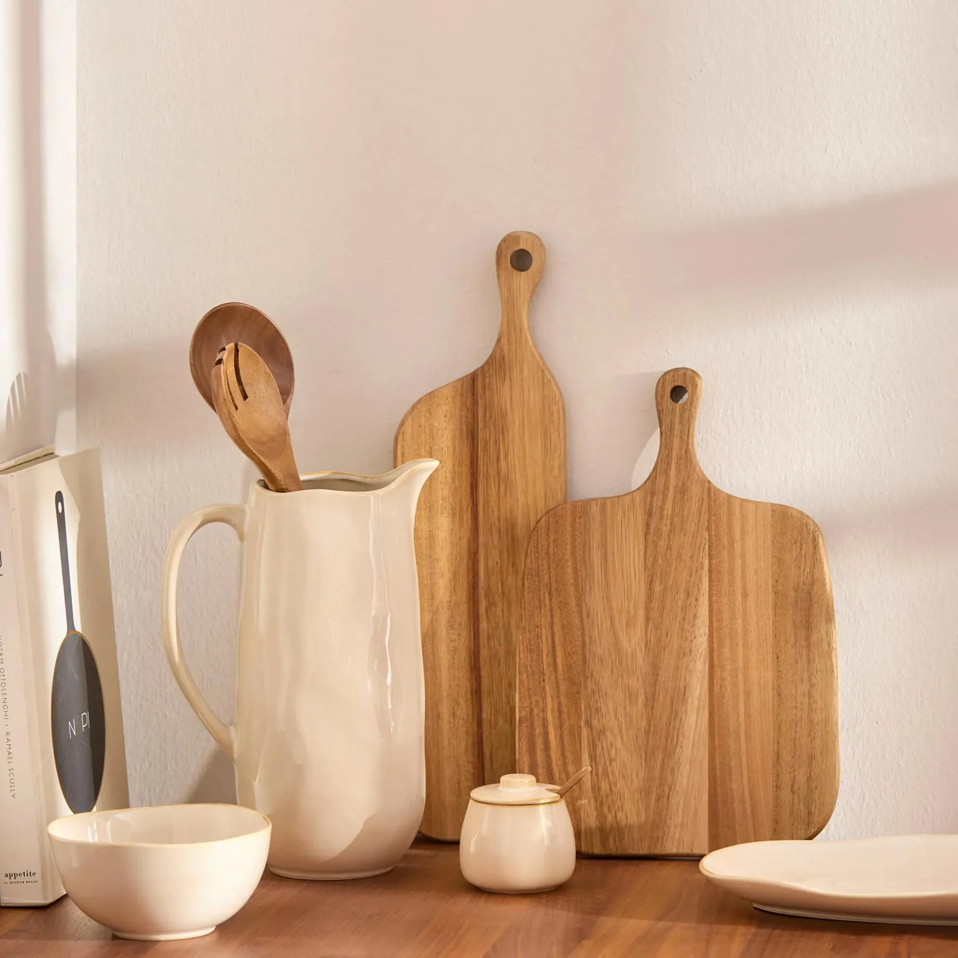 Ceramic Jar with Spoon