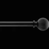 Curtain Rod Set - Diameter 22/25 mmBlack