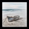 Deserted Boat Oil Painted Canvas
