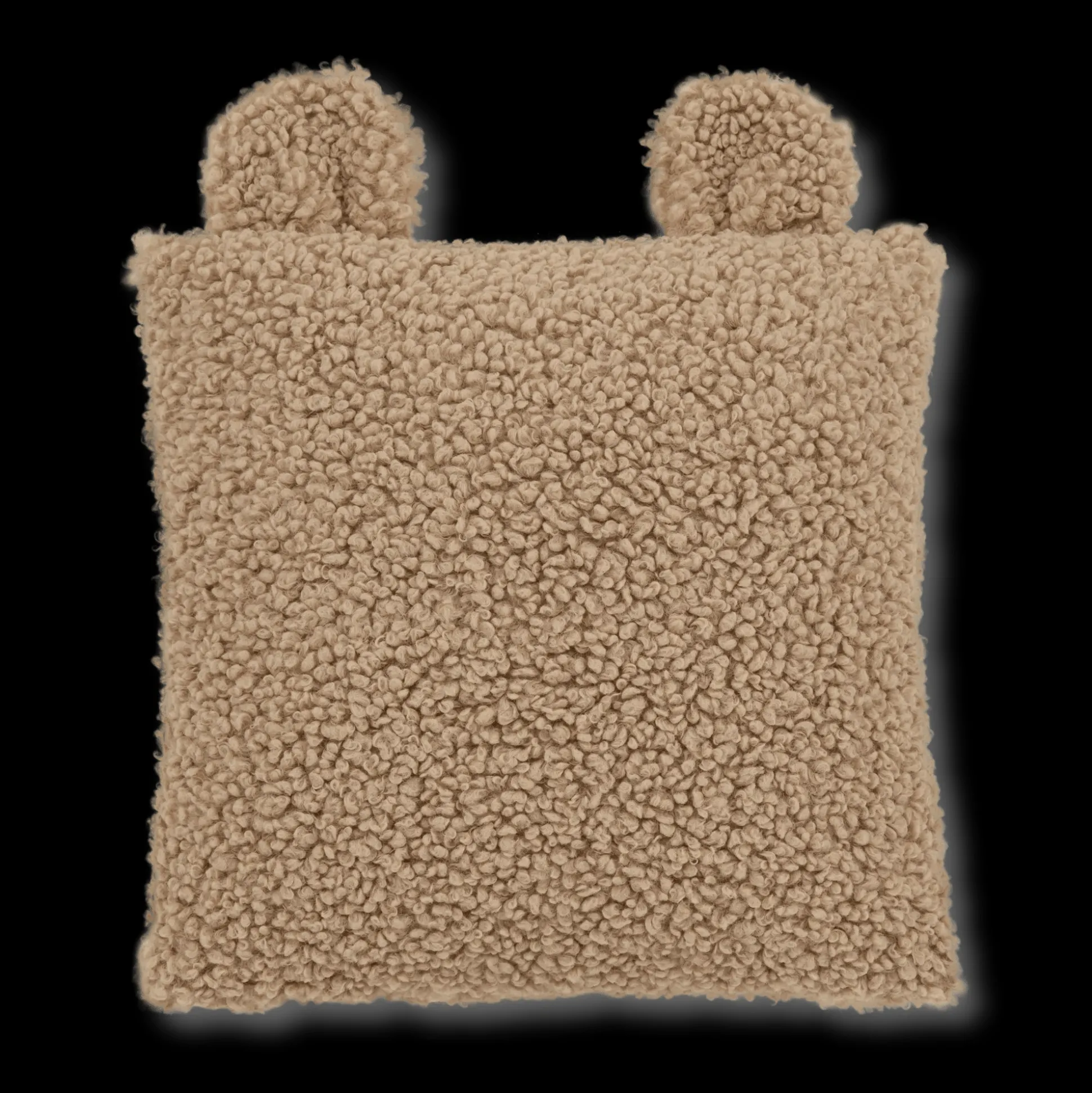 Emery Brown Teddy Throw Pillow