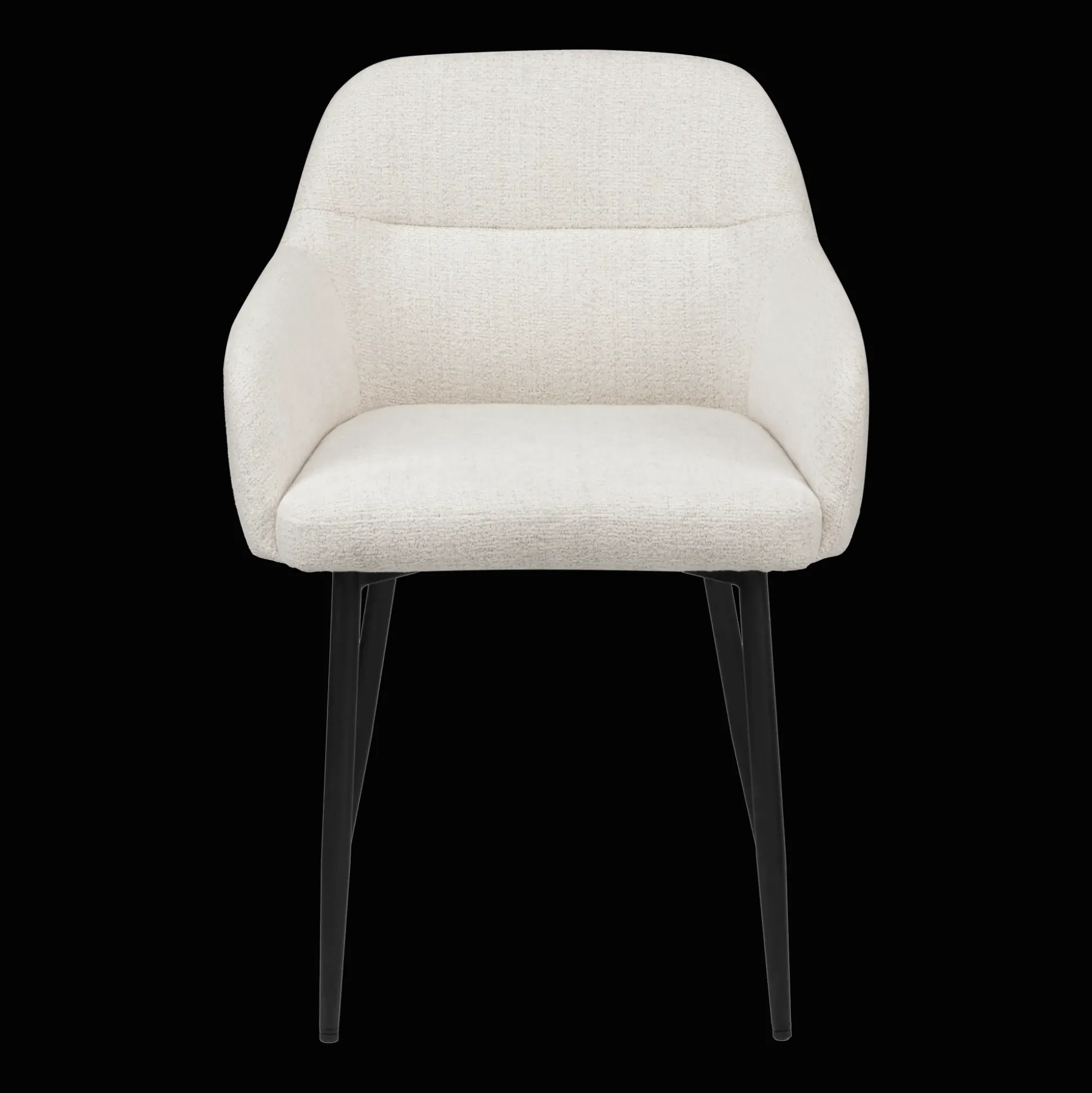 Fabric and Metal Accent Chair