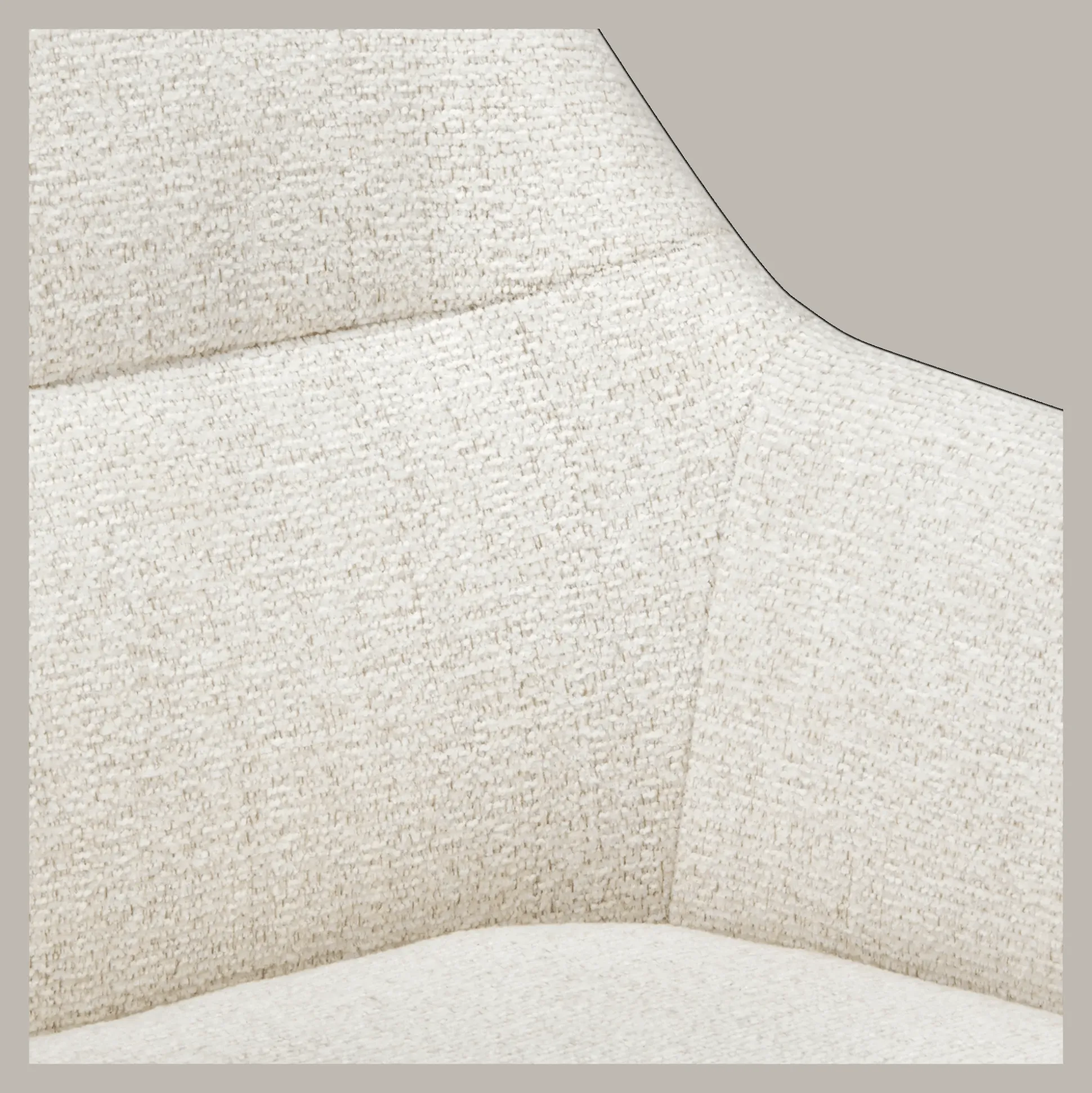 Fabric and Metal Accent Chair
