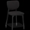 Fabric and Wood Dining Chair