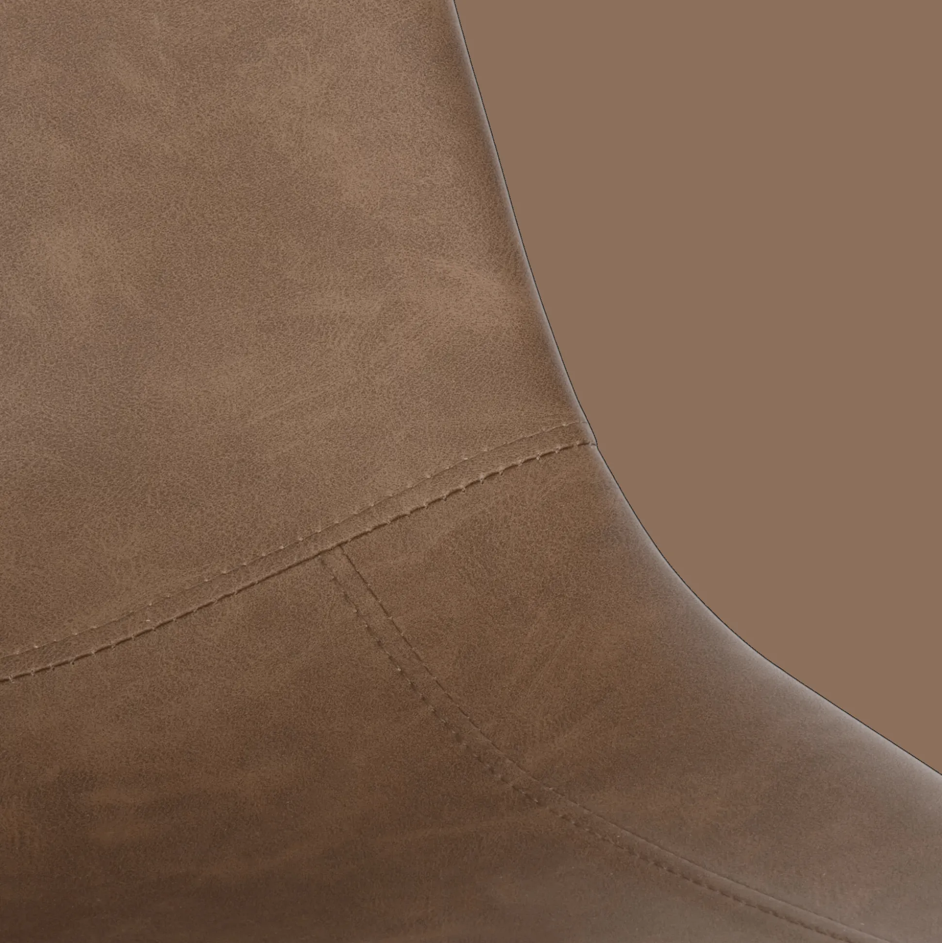 Faux Leather and Metal Adjustable Bar Stool