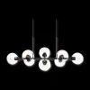 Glass and Metal Ceiling Lamp