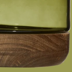 Glass Candle Holder