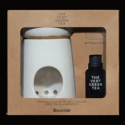Green Tea Oil Burner Gift Set