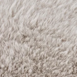 Grey Maddox Faux Fur Decorative Lumbar Pillow