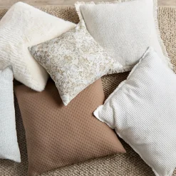 Grey Maddox Faux Fur Decorative Pillow