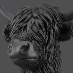 Highland Cow Statue