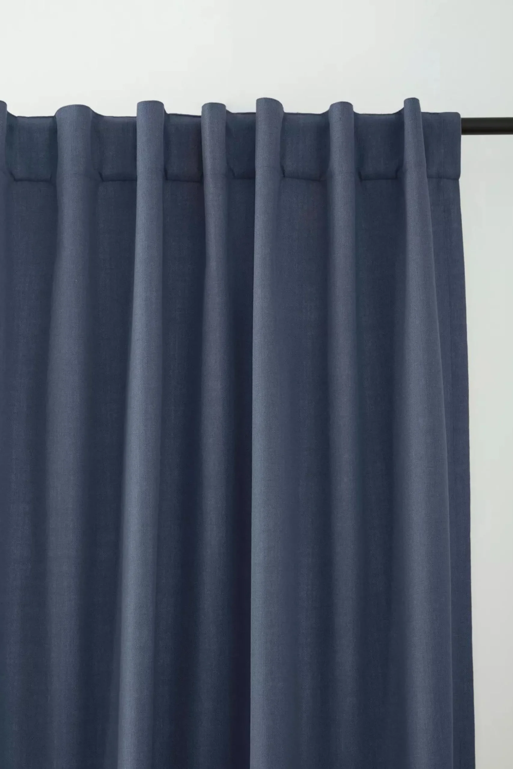 Indigo Taha Rod Pocket Back Tab Blackout Curtain