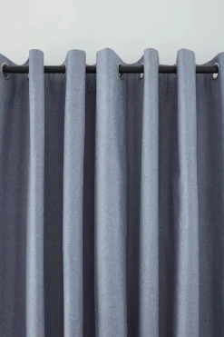 Light Grey Chambray Blackout Curtain