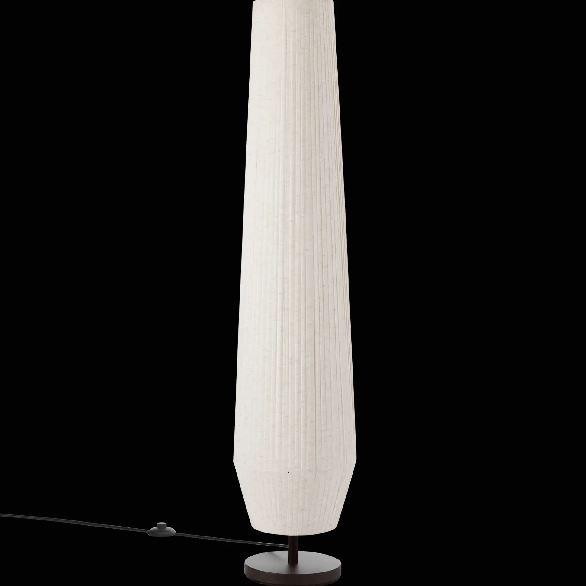 Linen Tube Floor Lamp