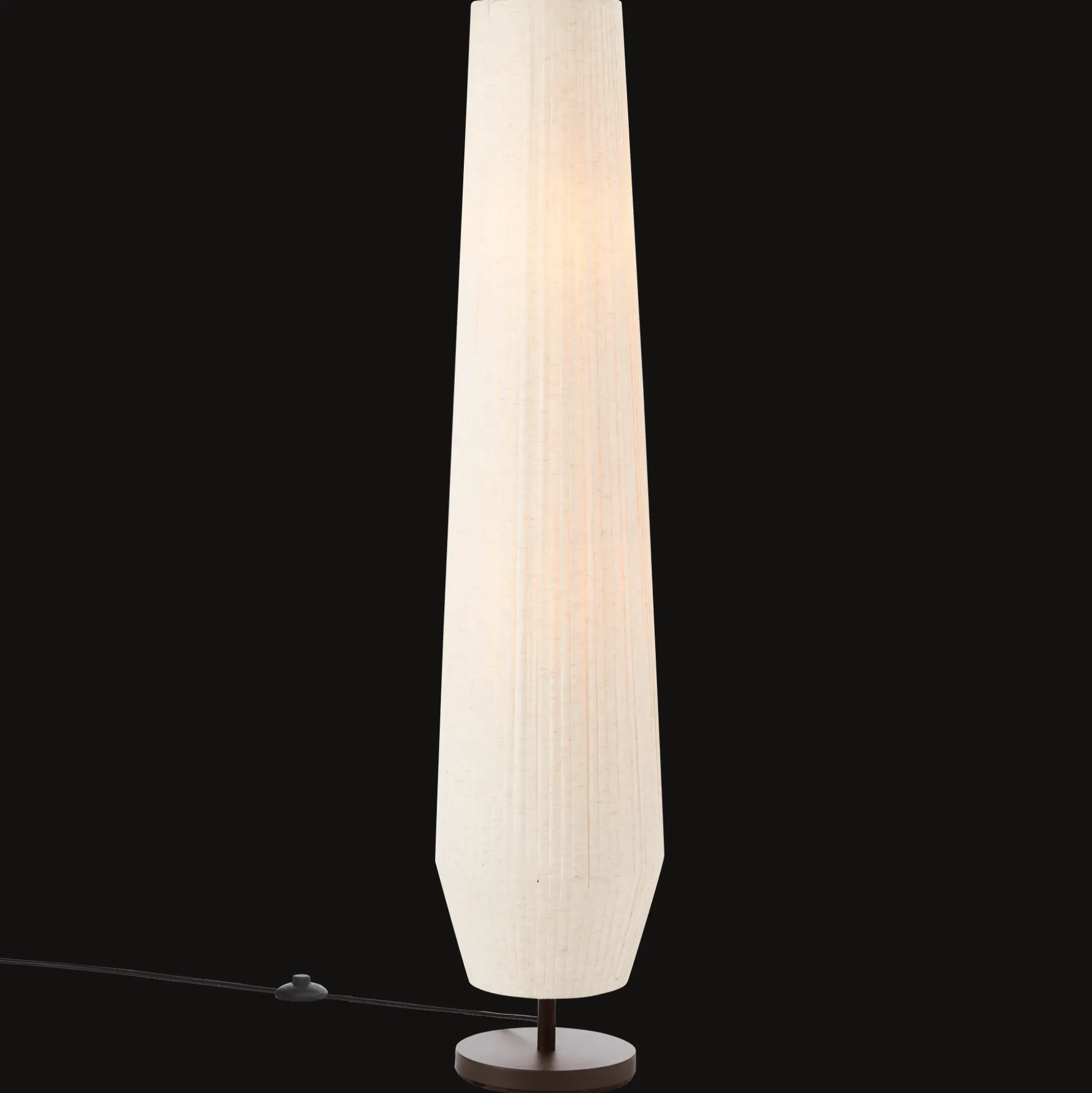 Linen Tube Floor Lamp