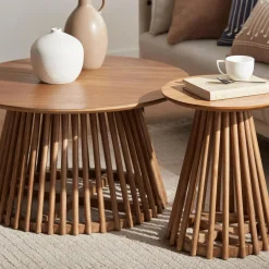Mango Wood Openwork Side Table