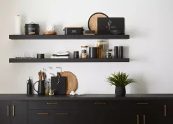 Metal Bread Box with Bamboo Lid