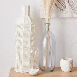 30-Minute Decorative Hourglass with White Sand 7 x 20 cm.