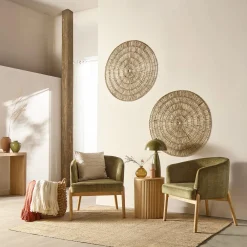 Natural Wood Side Table