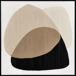 Neutral Abstract Framed Art
