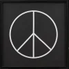 Peace Sign Neon Light Up Wall Art