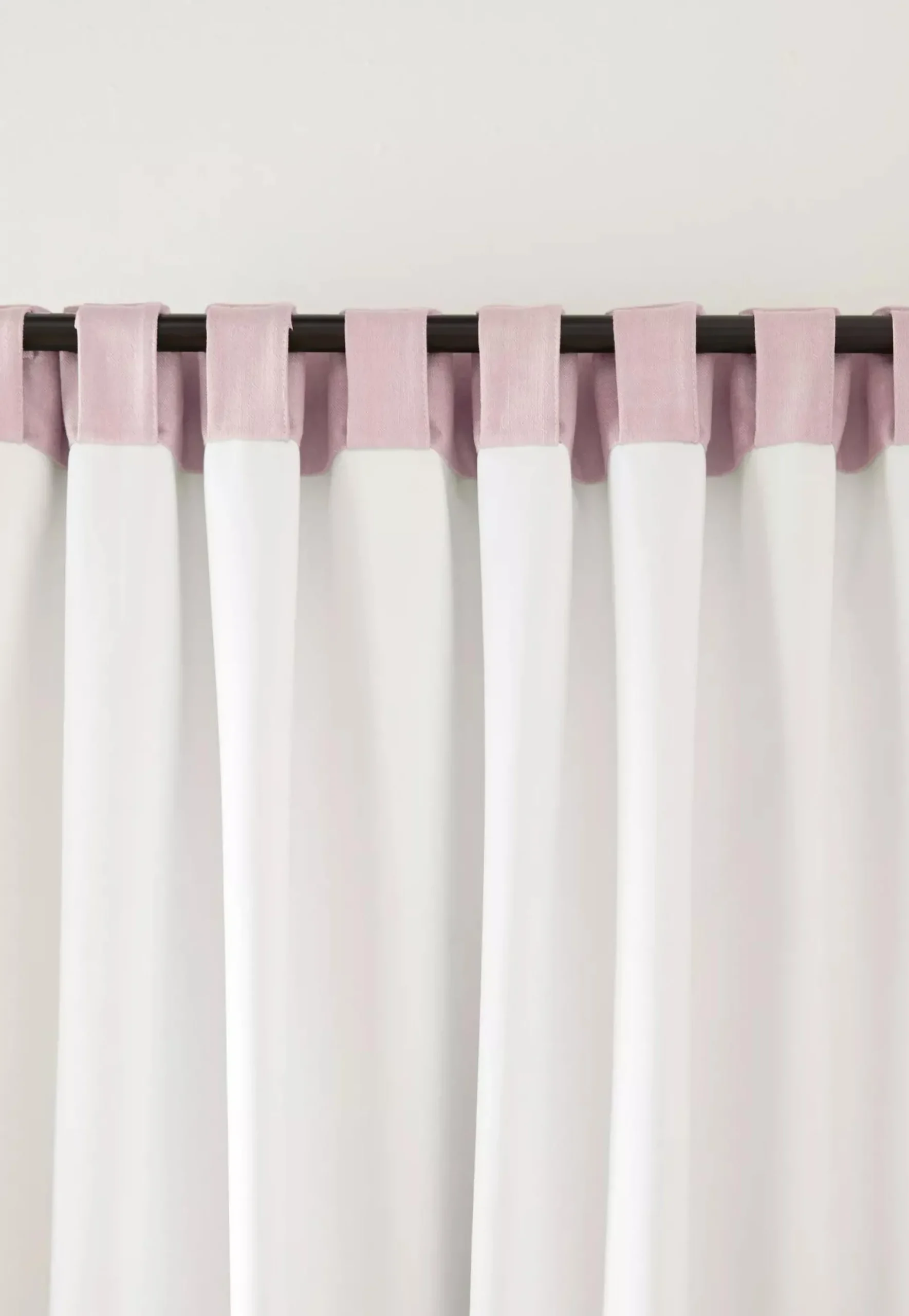 Pink Taha Rod Pocket Back Tab Blackout Curtain