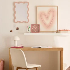 Pink Wavy Mirror