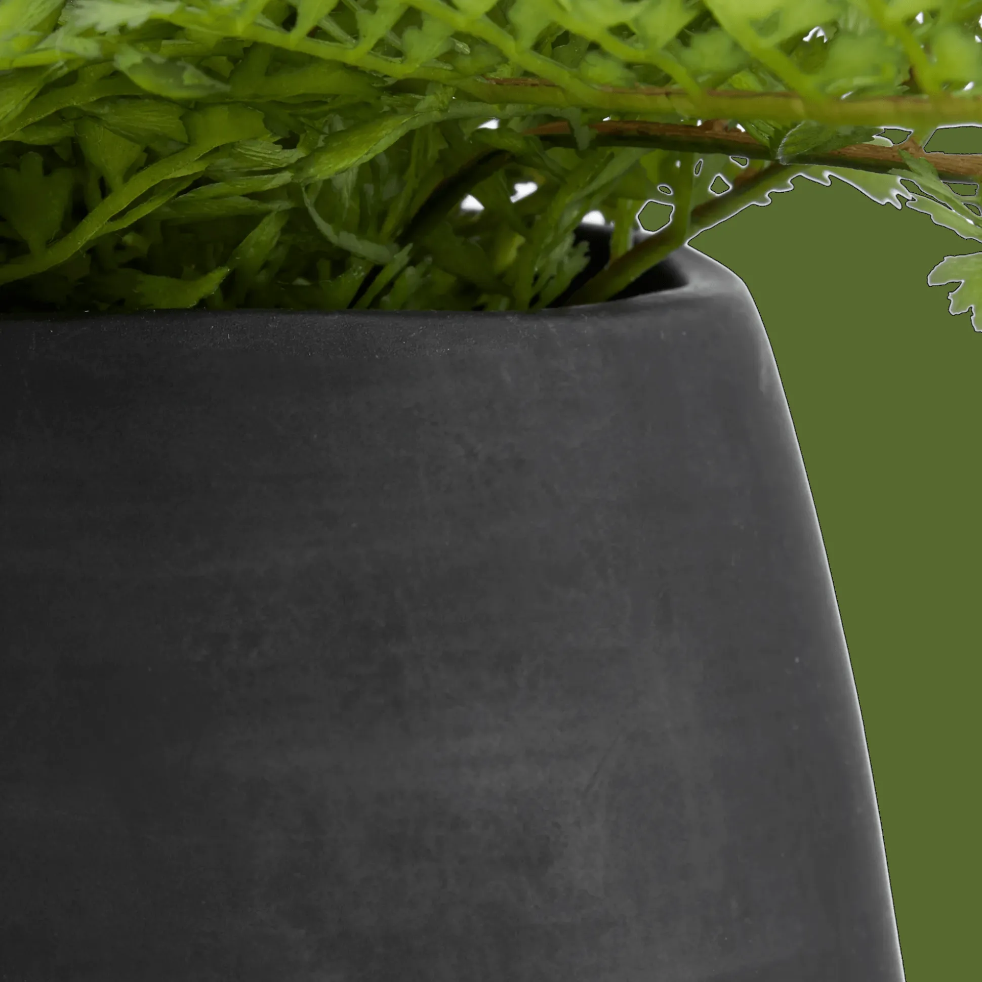 Pot with Artificial Fern