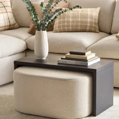 Ribbed Ceramic Table Vase